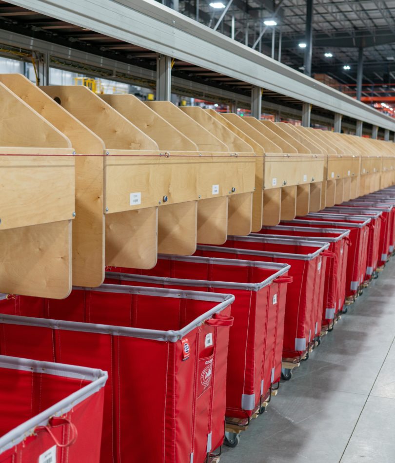 Sorting Chutes in service at large facility.